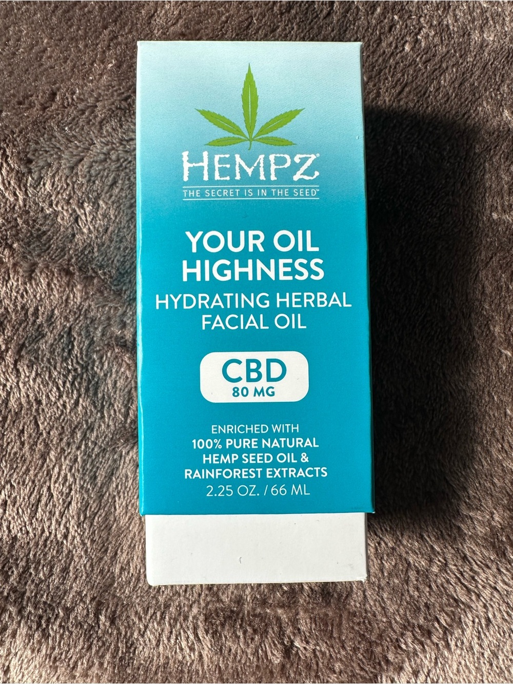NIB Hempz Hydrating Herbal Facial CBD Oil - Your Oil Highness